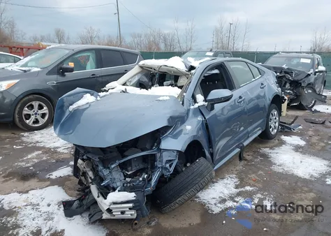 2020 Toyota Corolla Le from USA, damaged, VIN JTDEPRAE3LJ050700